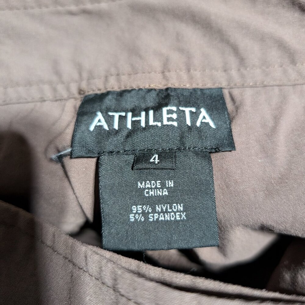Athleta Brown size 4 skort Stretch material activewear - Picture 2 of 7